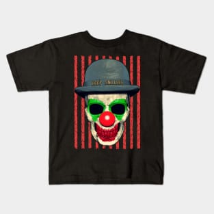 Horror Clown Skull Kids T-Shirt